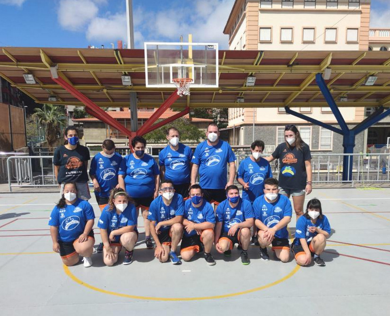 Tenerife, La Palma y Gran Canaria celebran la primera competición autonómica de baloncesto inclusivo